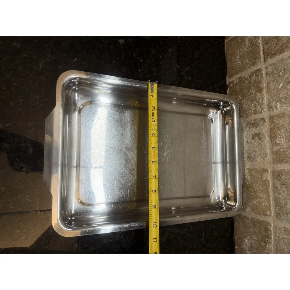 Guy Degrenne 18/10 Stainless Steel Cookware Baking Dish Pan Tray France 9x13x2